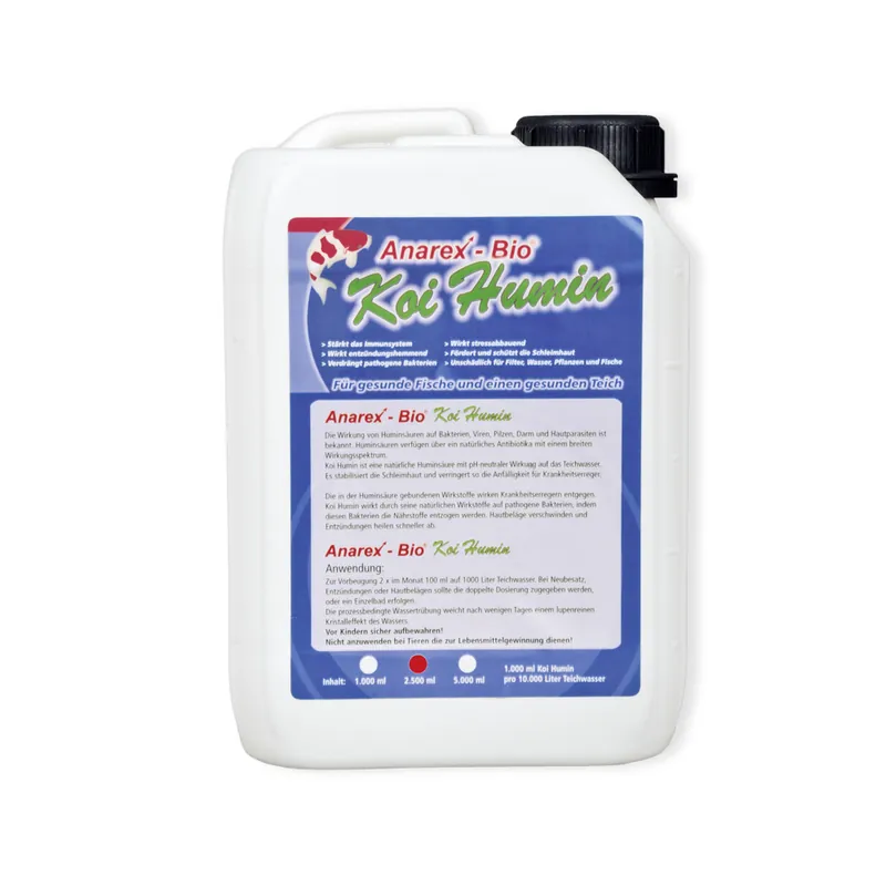 Mega-Angebot Anarex-Bio Koi Humin 2,5 Liter (natürliches Antibiotikum mit breitem Wirkungsspektrum)
